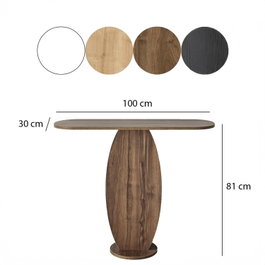 Hanah Home Ellittica - Walnut